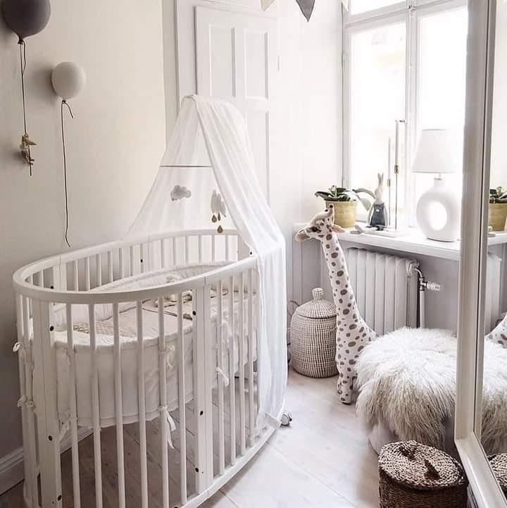 Oval cribs for shop babies