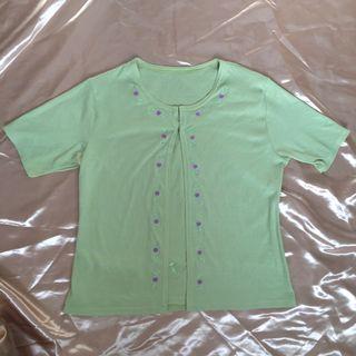 Pastel Green Cardigan