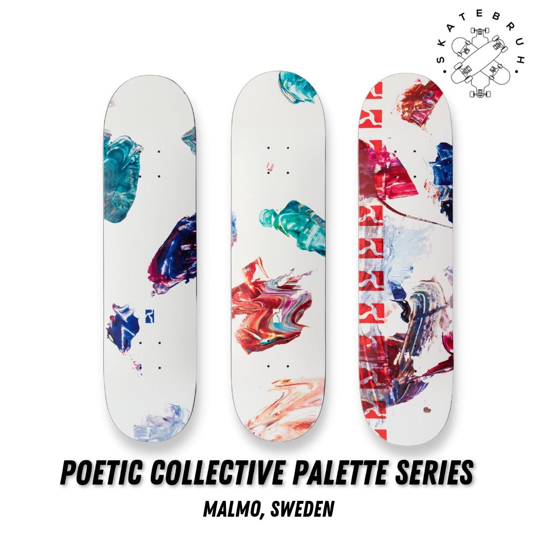 Poetic collective palette series skateboard deck cruiser board