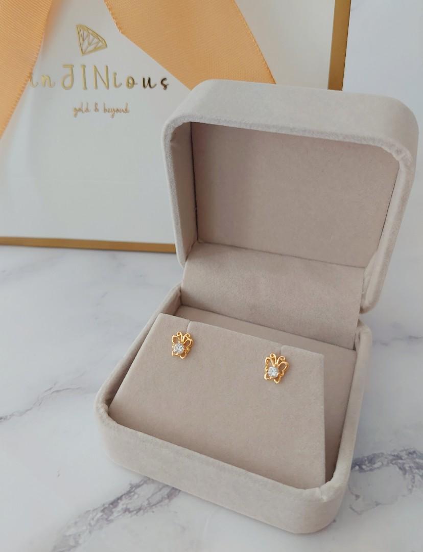 Children's 14k gold stud sale earrings