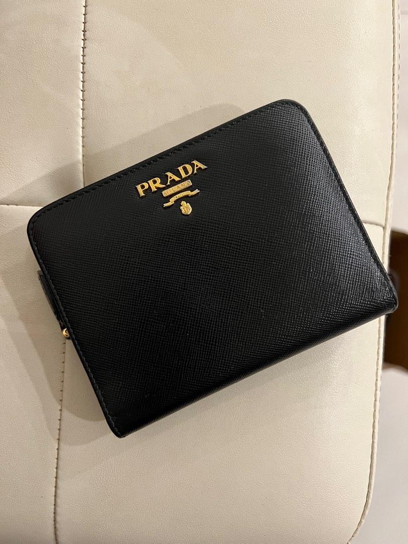 Authentic Prada short wallet