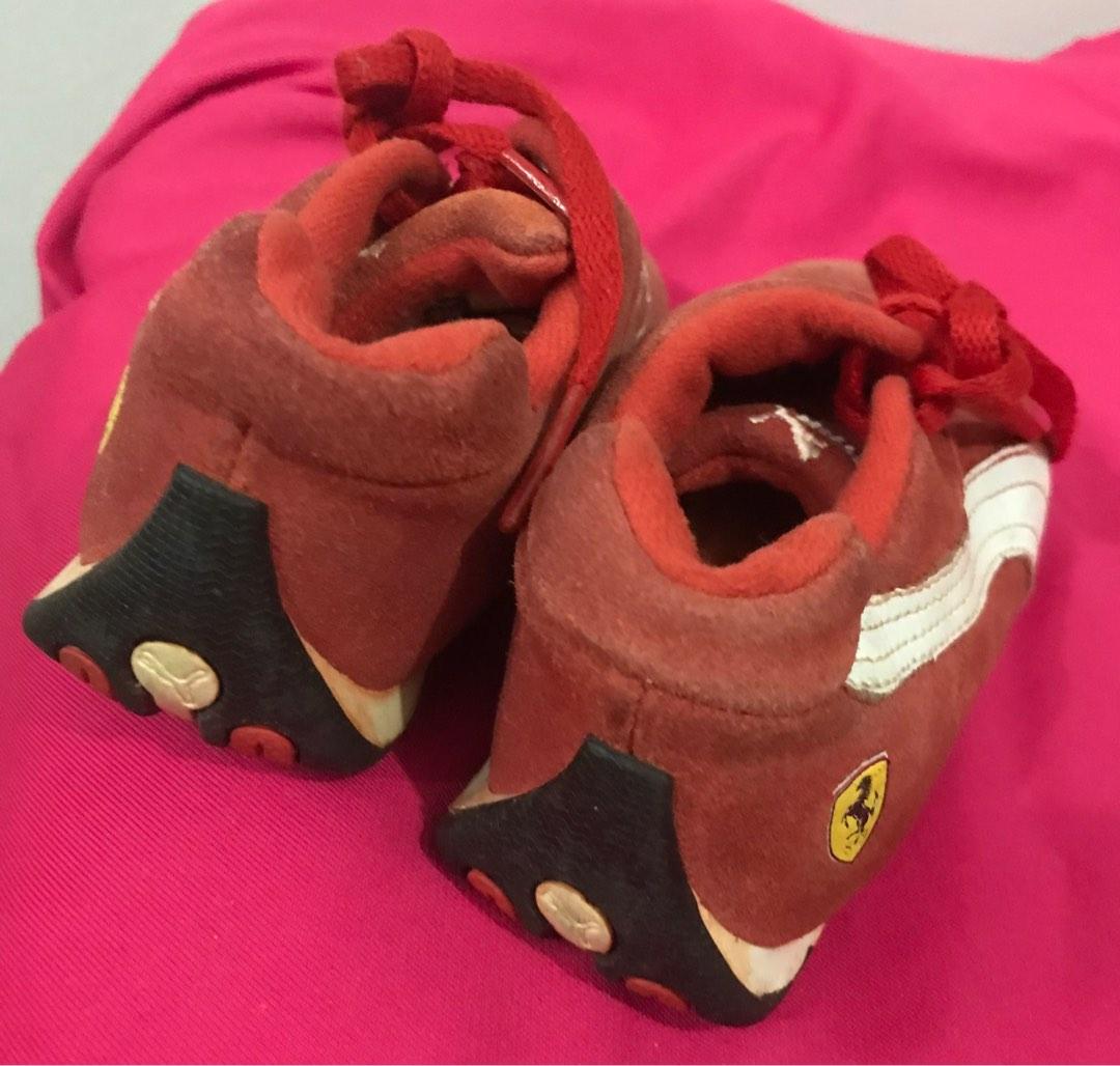 Puma ferrari sale shoes kids brown