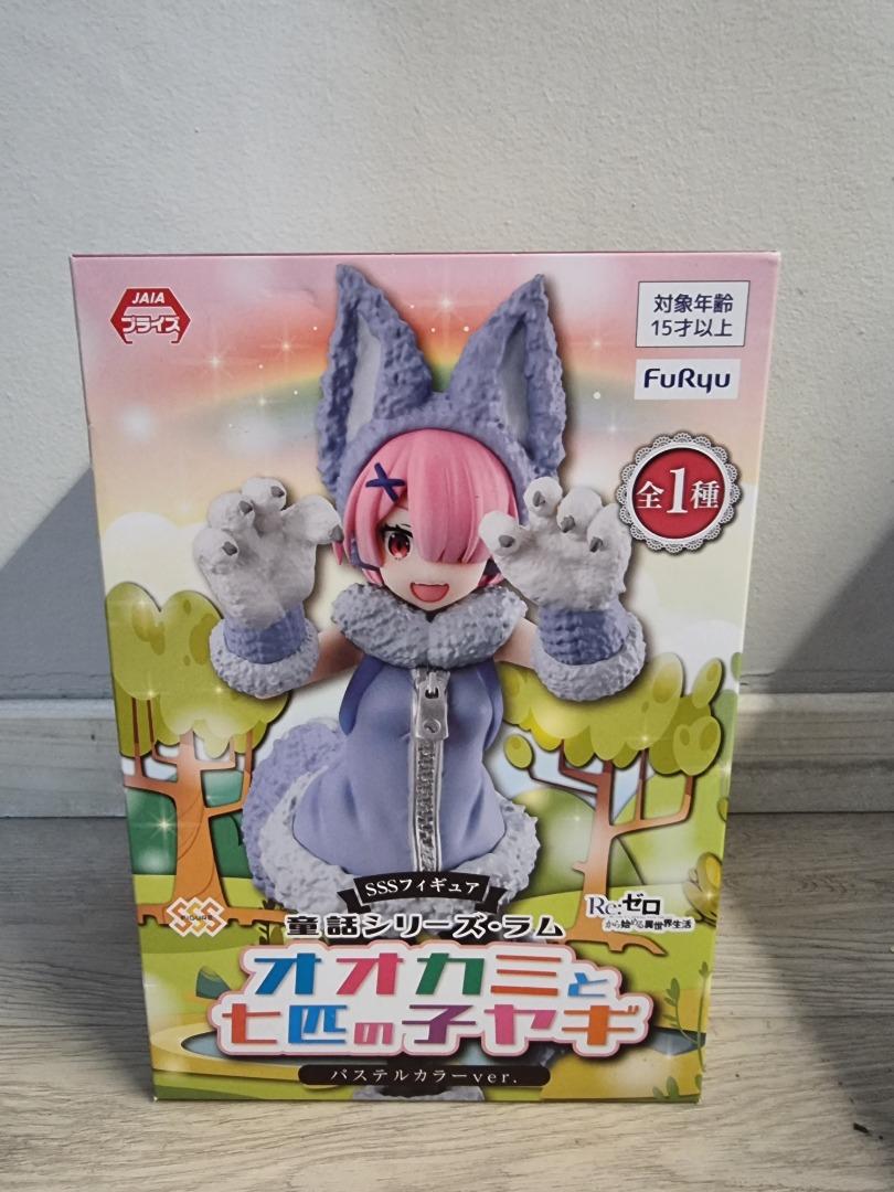 Re Zero Fairy Tale Series Ram and Rem Wolf and Goat SSS Figure Set FuRyu  from Japan