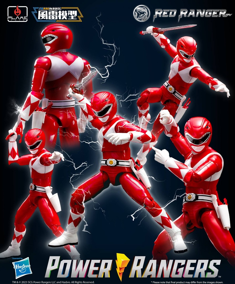 Red Ranger (Model Kit) - Flame Toys Mighty Morphin Power Rangers (Furai ...