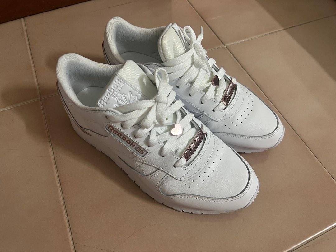 Reebok classic white womens trainers discount