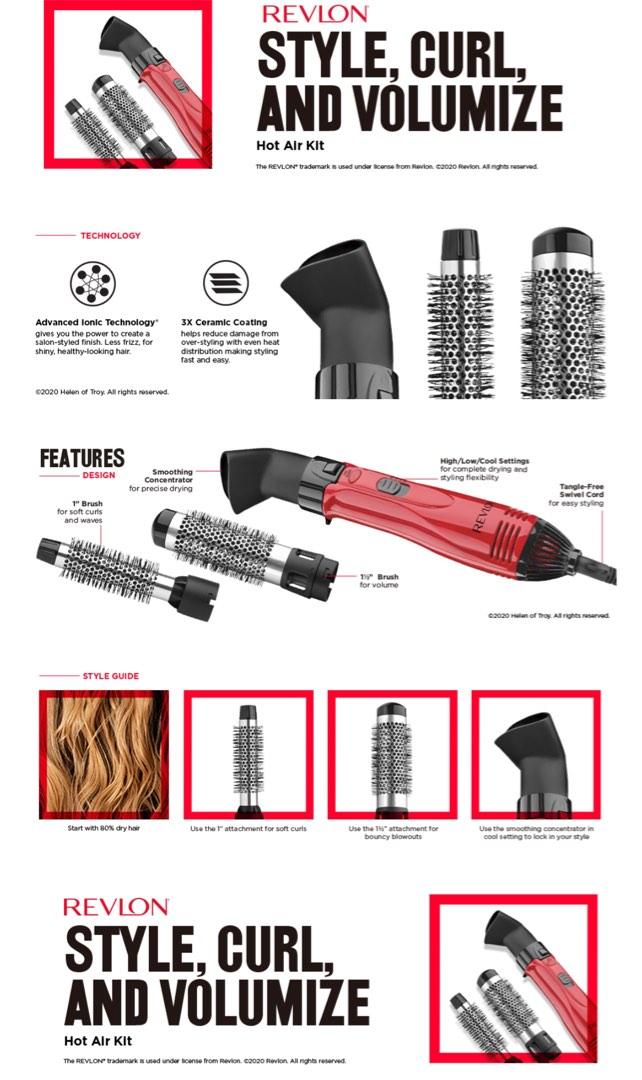 Revlon Hot Air Kit, Beauty & Personal Care, Hair on Carousell