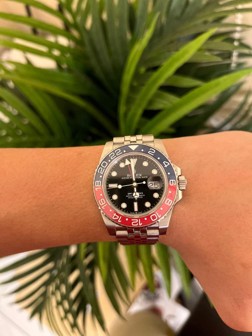 Rolex Gmt II Pepsi CF, Men's Fashion, Watches & Accessories, Watches on