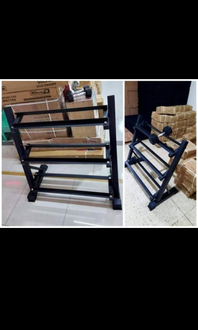 Rubberized hexagonal dumbbell promo set (Category: Weights & Dumbbells) located in Valenzuela. Submitted by carlo_023 (Listing ID 1186912441, Image 2). Description: .