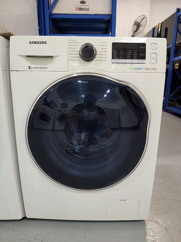 Samsung 7kg/5kg Frontload Combo (Washing Machine+Dryer), TV & Home