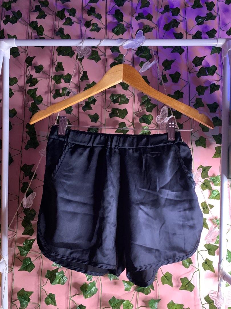 Satin Shorts, Women's Fashion, Bottoms, Shorts on Carousell