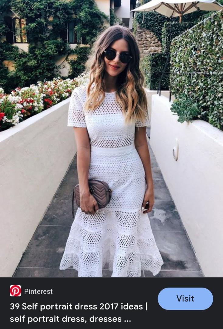 Self portrait on sale eyelet dress