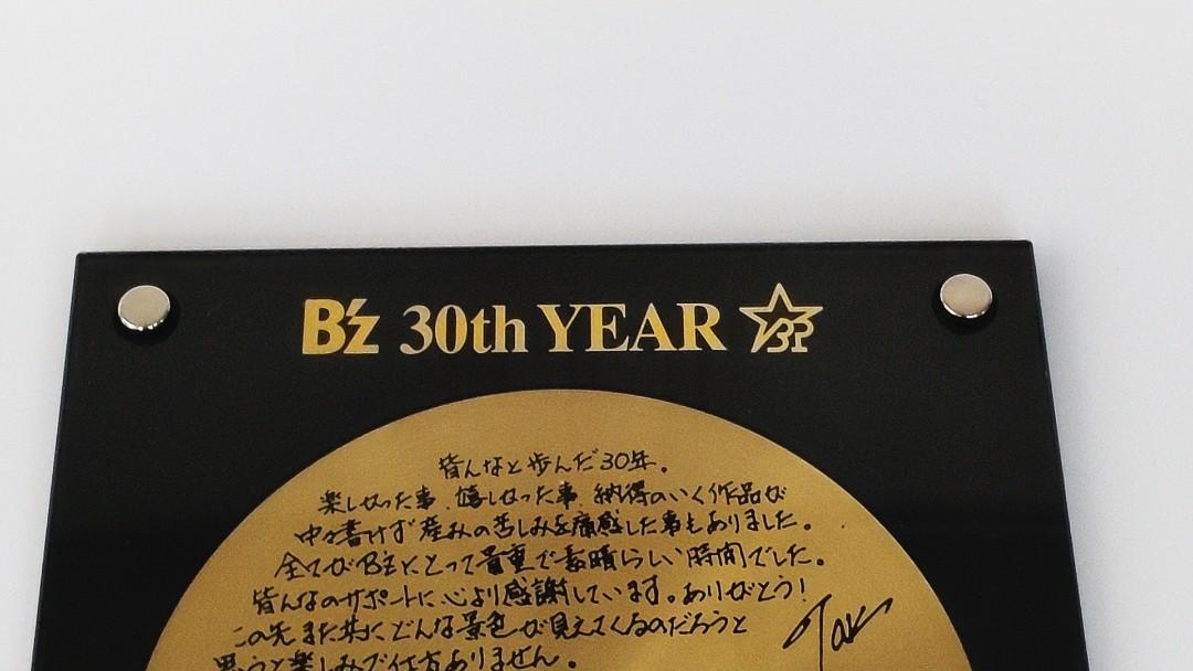 SEP22 新品初登场‼️B'Z FAN CLUB : 30TH YEAR THANKS FOR EVERYTHING!! GOLD DISC  PLAGUE-( 💯% official authentic Japan edition 日版绝版 )