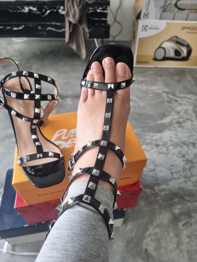 studded heels uk