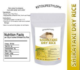 Shirataki Dry Rice 100grams