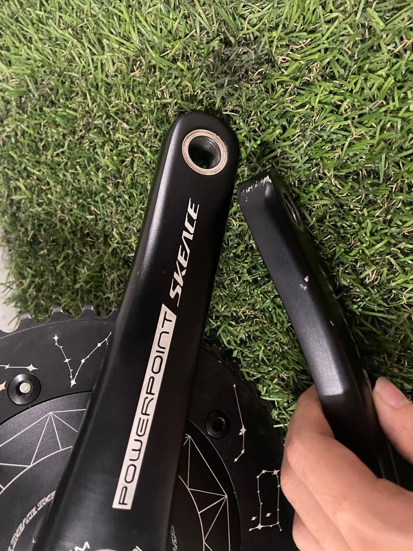 Skeace powerpoint hollowtech disc crankset track fixie, Sports Equipment, Bicycles & Parts 