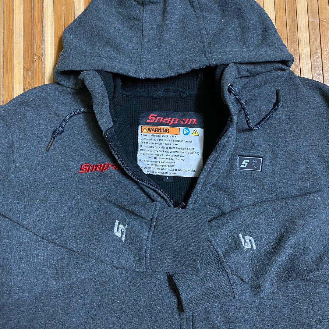 Snap On Heated Hoodie Jacket Unisex Men s Fashion Tops Sets