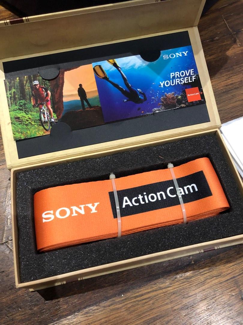 Sony Action Cam Strap (Category: Camera Bags & Carriers) located in Manila. Submitted by artsygunda (Listing ID 1186889445, Image 1). Description: Sony action cam strap Orange Brand new .