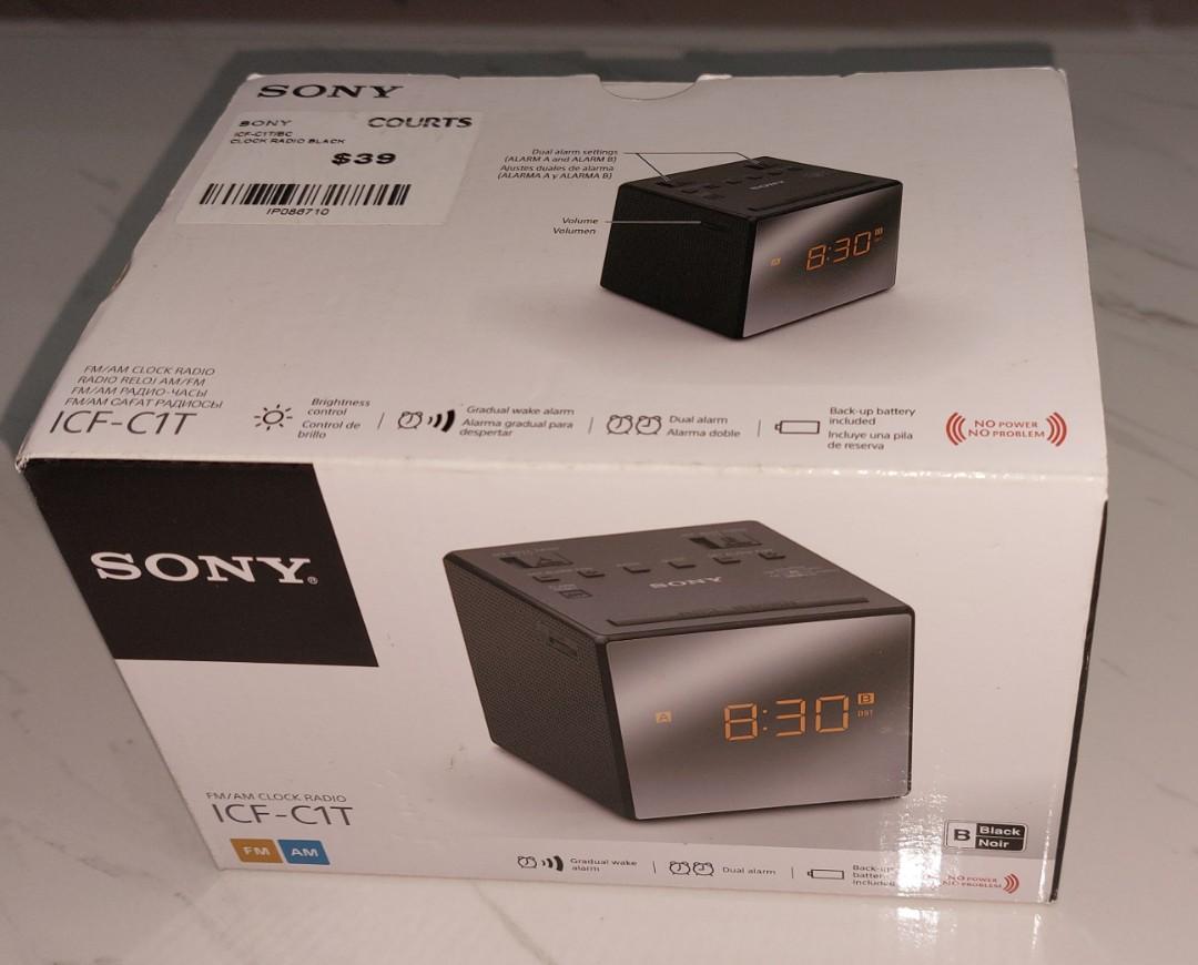Sony ICFC1T Clock Radio with Dual Alarm, Everything Else on Carousell
