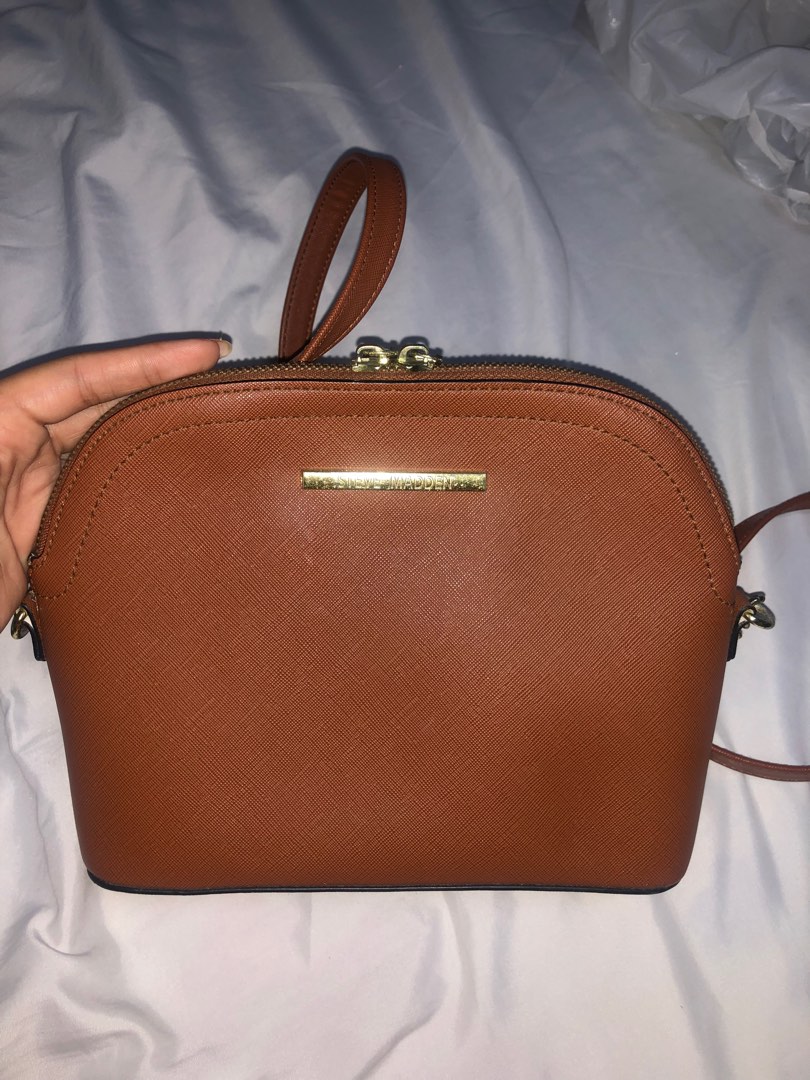 Steve Madden Bmaggie Faux Leather Dome Crossbody Bag