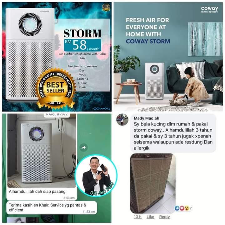 Fungsi storm outlet coway