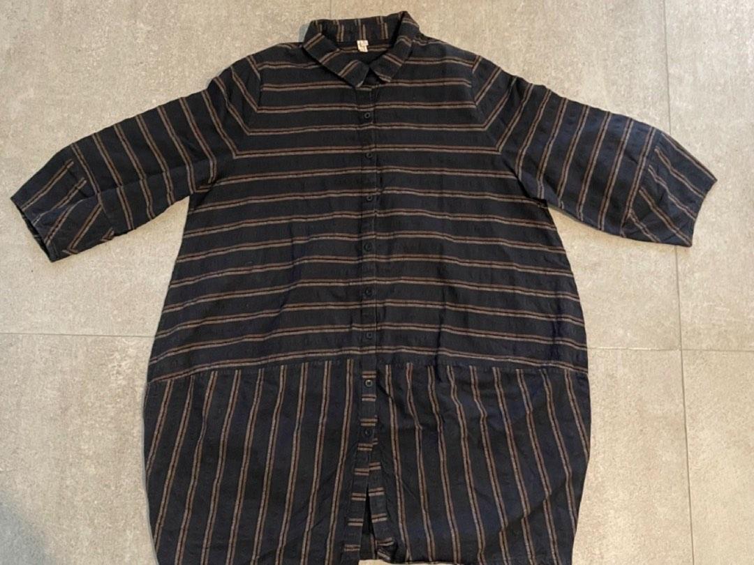 Striped Linen Blend Polo Dress (Category: Dresses) located in Makati City. Submitted by l.o.cin (Listing ID 1186802099, Image 2). Description: Hello there! Thank you for dropping by my shop! All my preloved items are hand-washed with Ariel detergent, so they’re clean and ready to use when you receive them. Here’s some general information on this listing: Description: This easy comfy polo dress is the perfect combination of boyish and girly. Made 