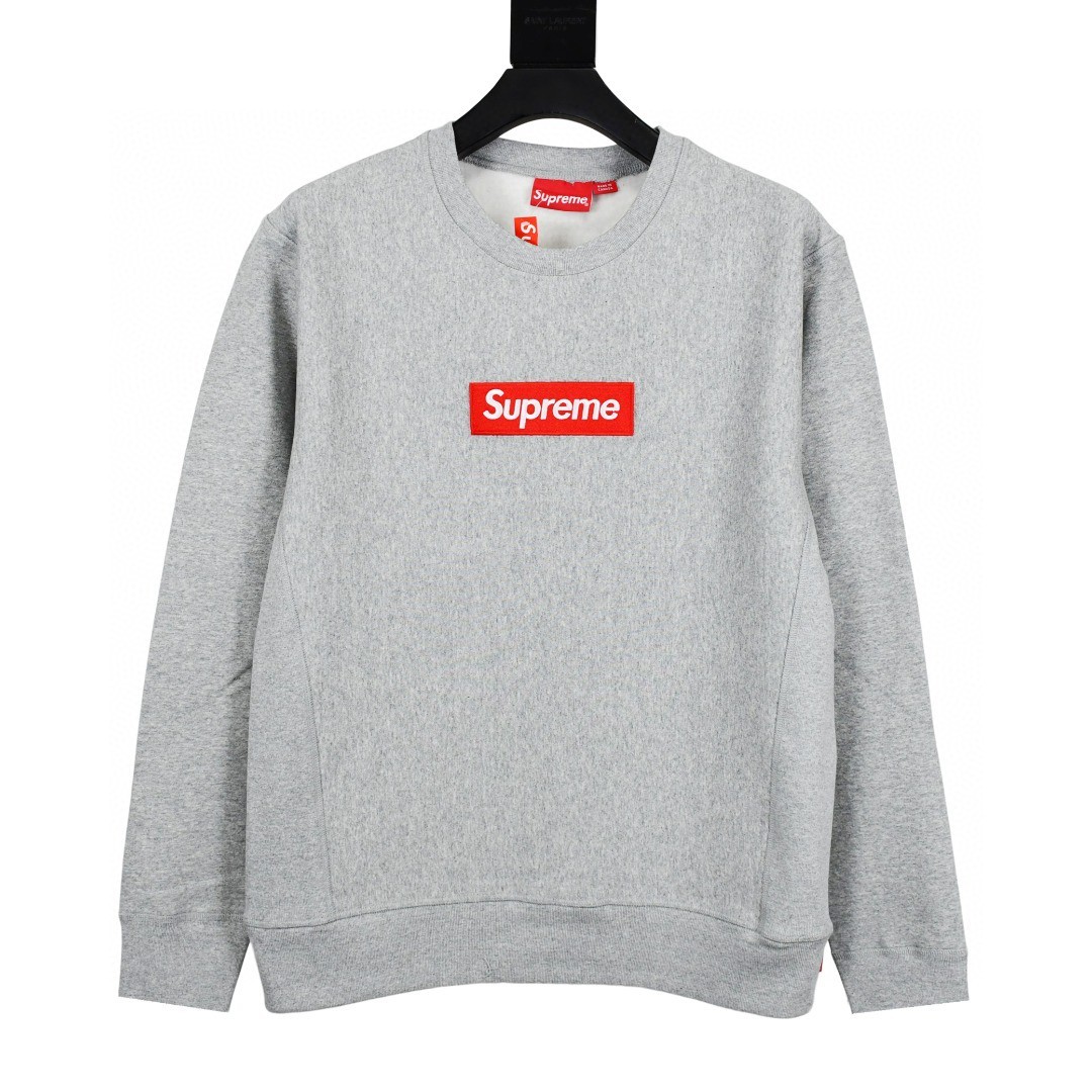 Supreme 18FW Box Logo Crewneck 衛衣Sweater, 男裝, 上身及套裝, 衛衣