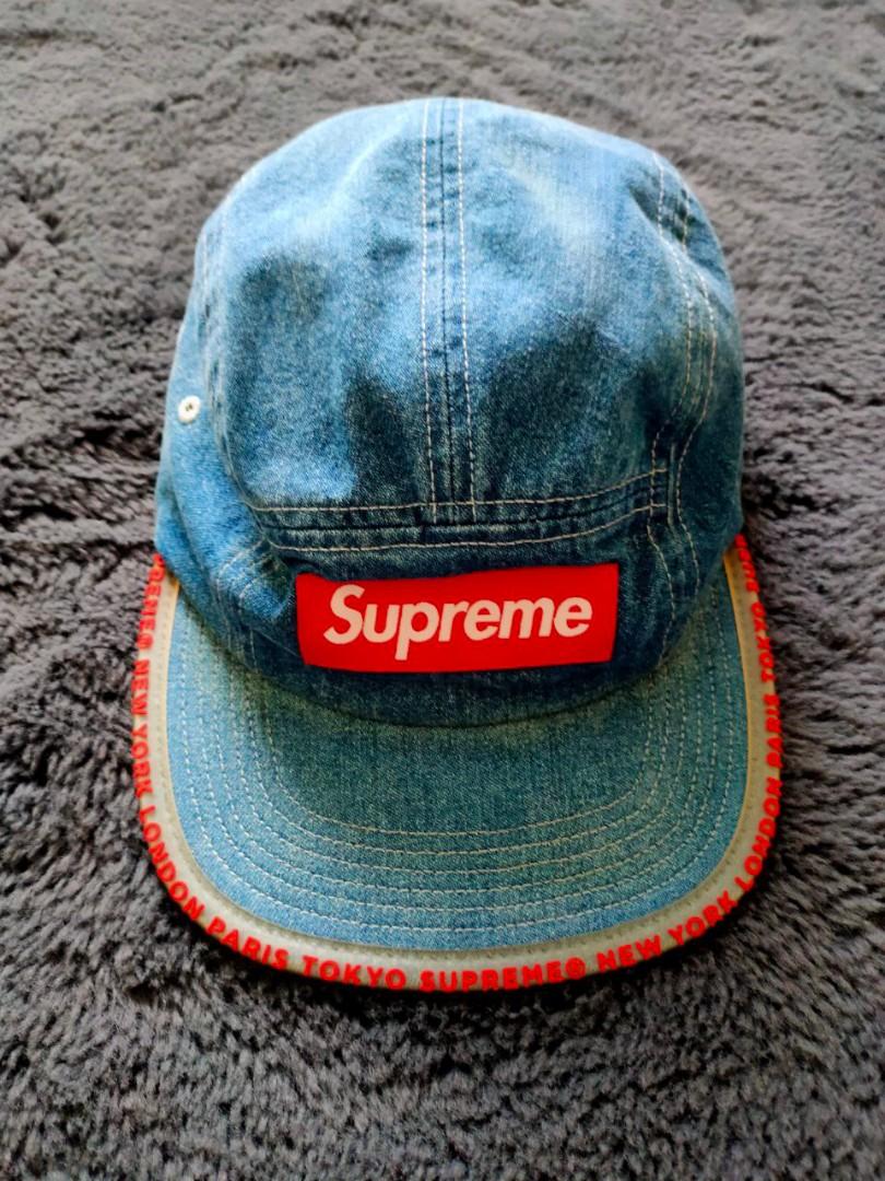 Supreme worldwide visor tape camp cap hot sale