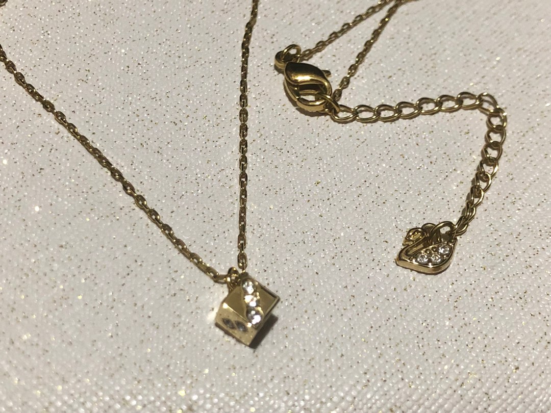 Swarovski discount dice necklace