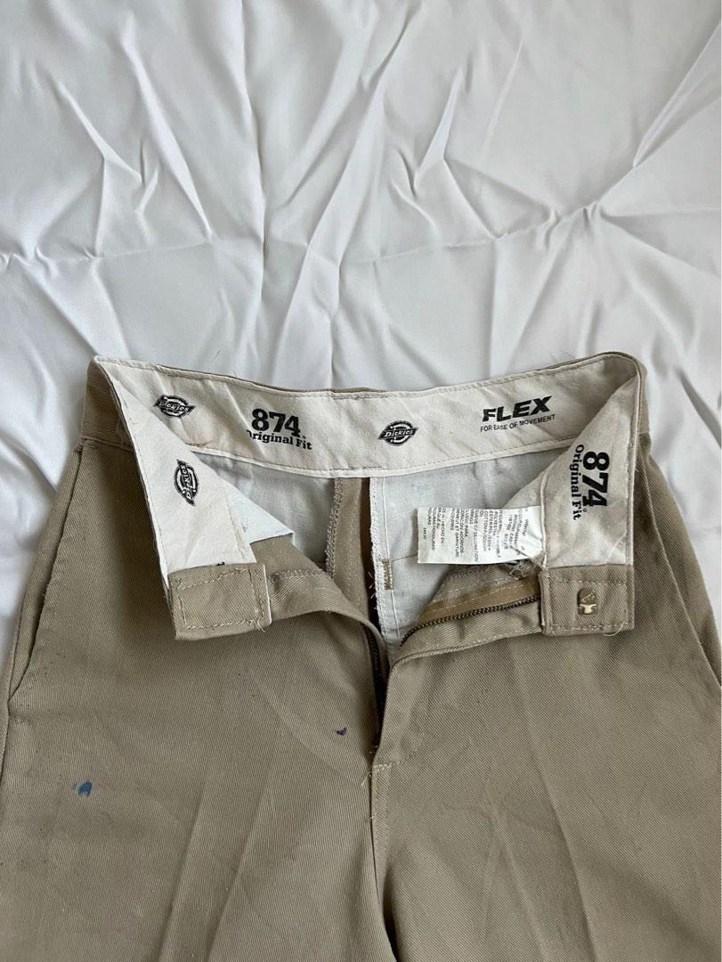 tan 874 dickies pants Women s Fashion Bottoms Other Bottoms on