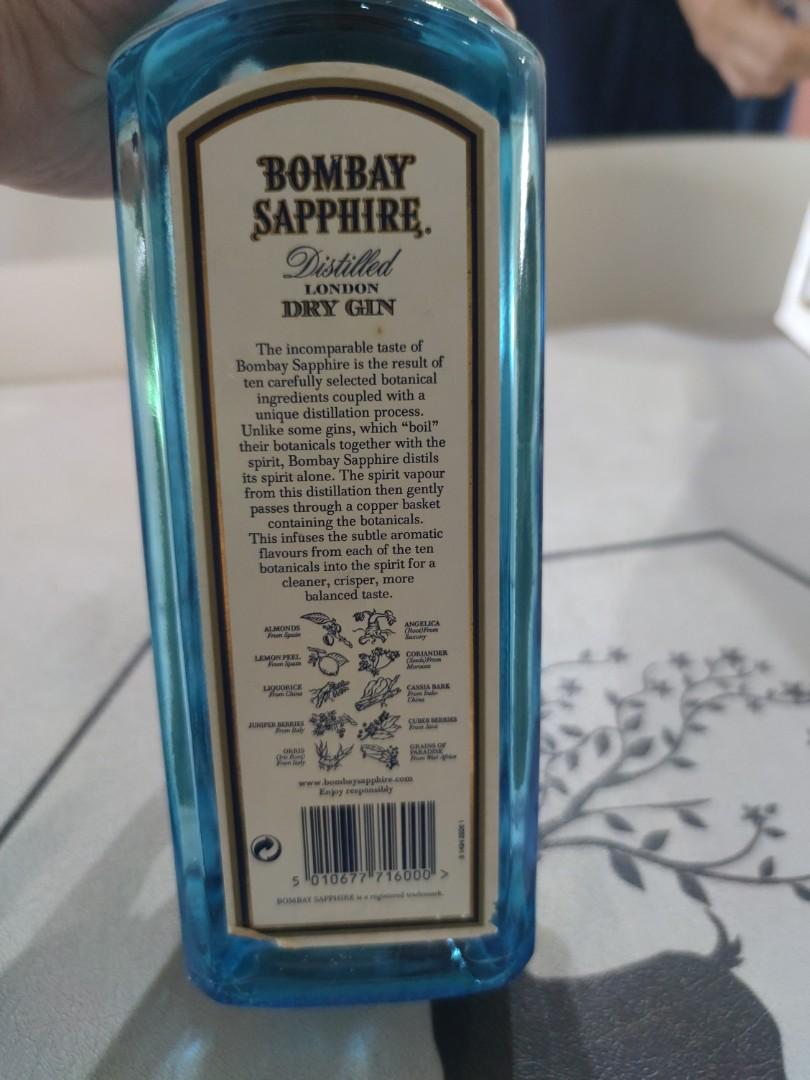 Tanqueray and Bombay Sapphire gin, Food & Drinks, Alcoholic Beverages