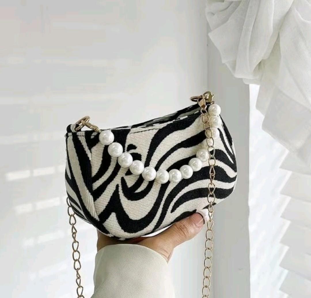 Tas zebra tas selempang zebra tas wanita motif sling bag zebra