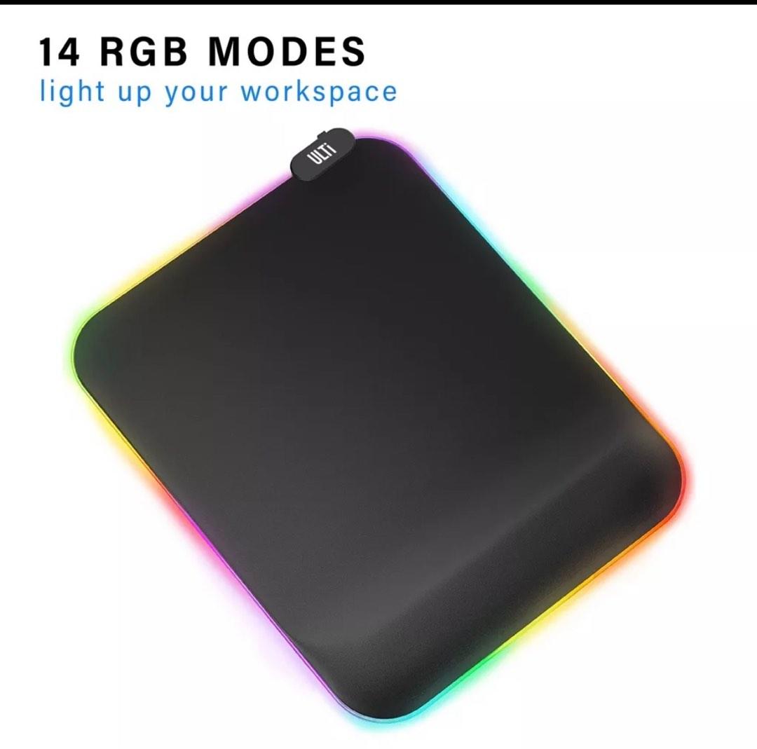 ULTi RGB Ergonomic Mouse Pad, Computers & Tech, Parts & Accessories