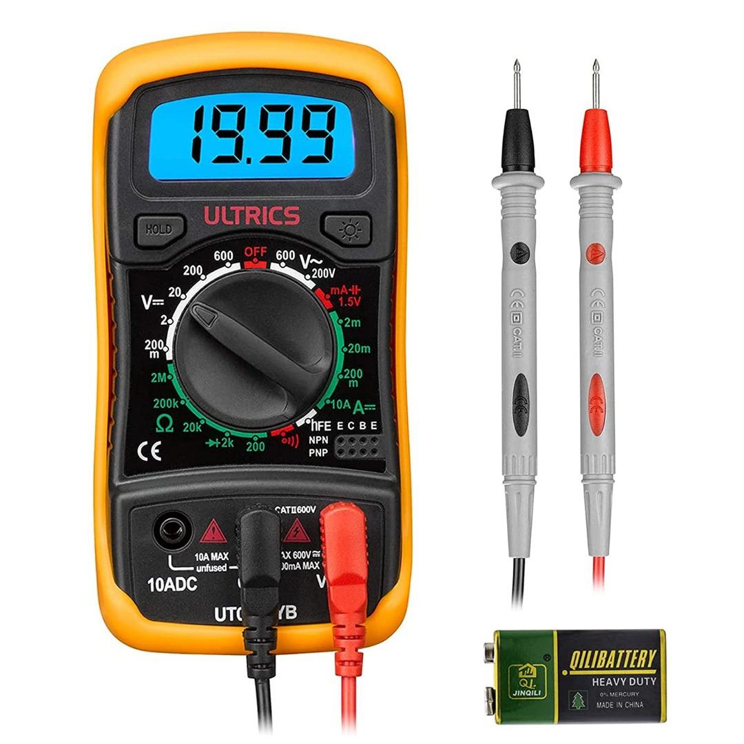 ULTRICS Digital Multimeter, Voltmeter Ammeter Ohmmeter Circuit Checker