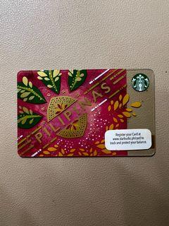 Unused, Unregistred & Unscratched Starbucks Philippine / Pilipinas Exclusive Card