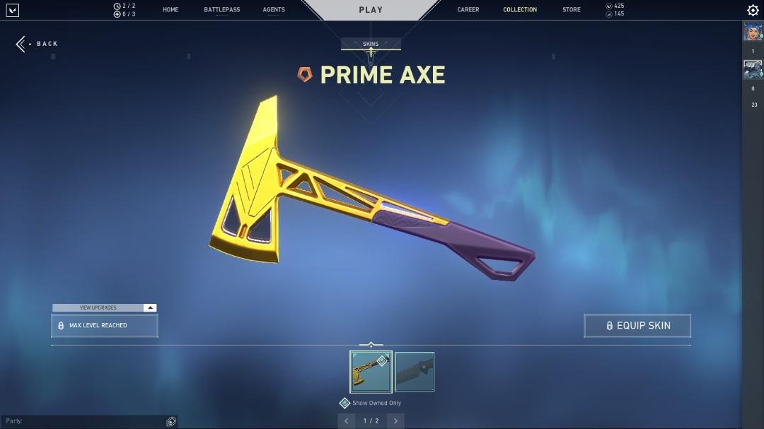 Valorant Prime Axe Account (Cheap And Secure), Video Gaming, Gaming
