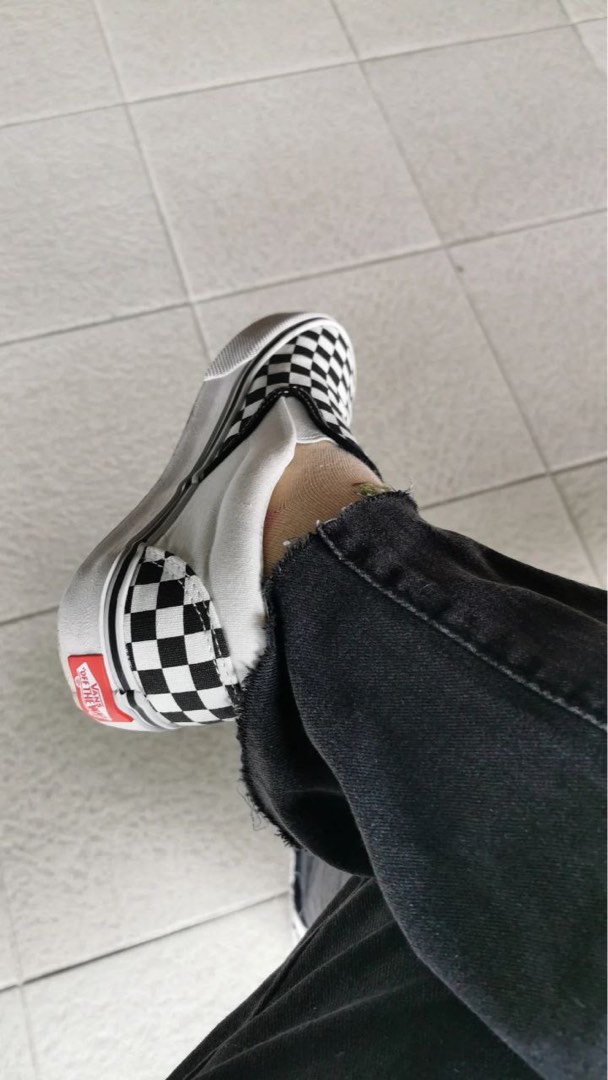 Vans checkered pumps sales