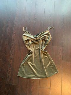 Velvet Green Dress