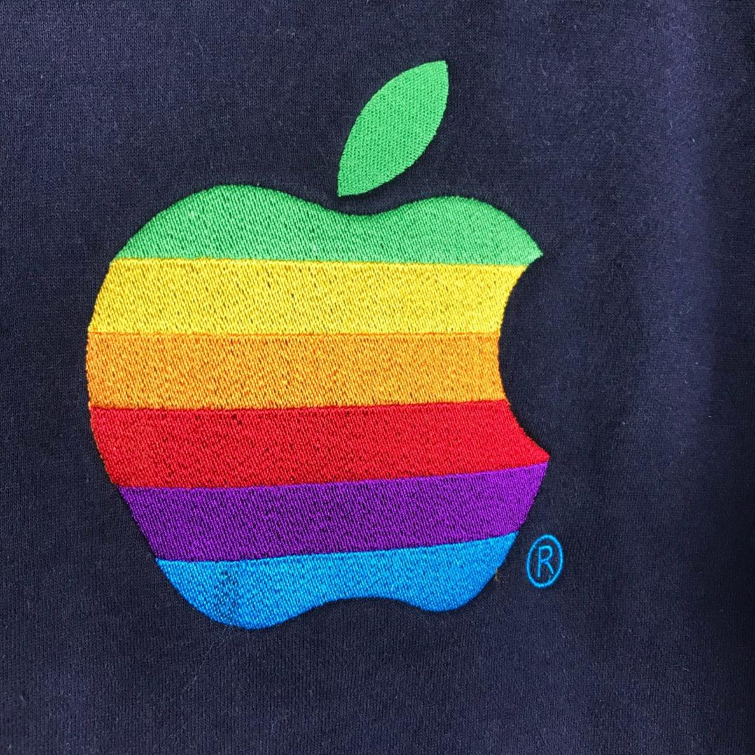 Apple logo sweatshirt new arrivals