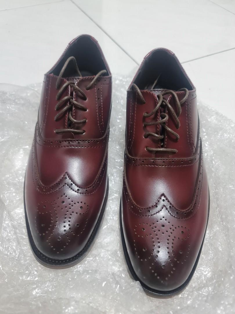 Cherry colour new arrivals formal shoes