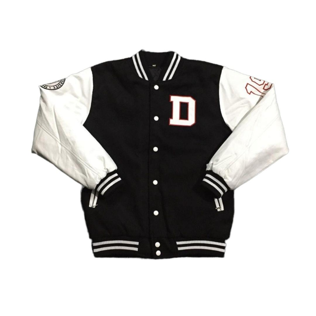 Vintage Leather Varsity Jacket, Men's Fashion, Coats, Jackets and