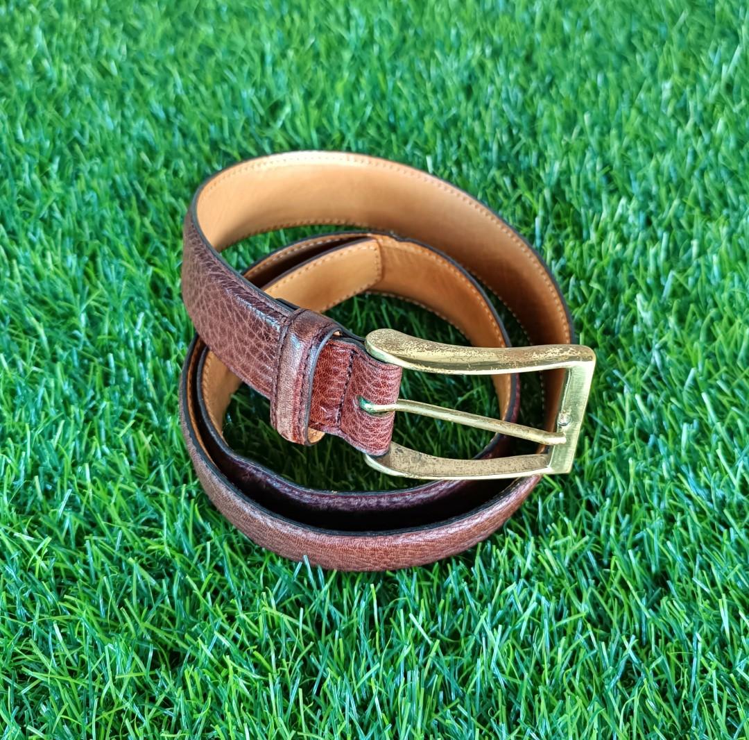 38.5 inchi WCM LEATHER BELT WITH BUCKLE Men s Fashion Watches Accessories Belts on Carousell