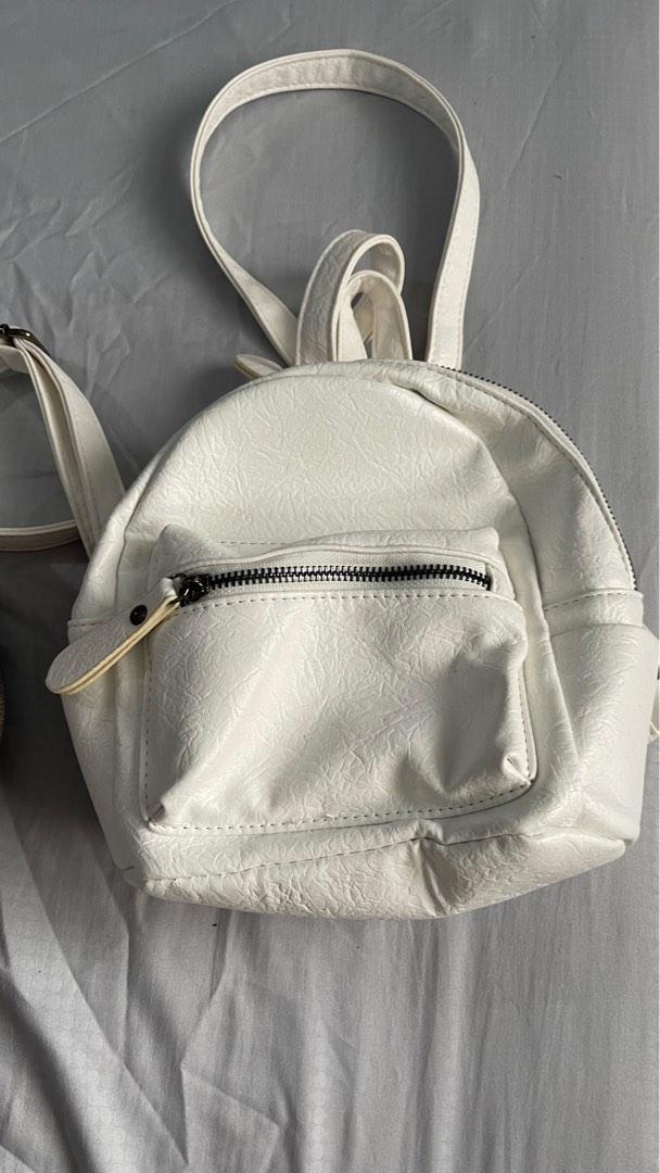 White mini backpack cheap