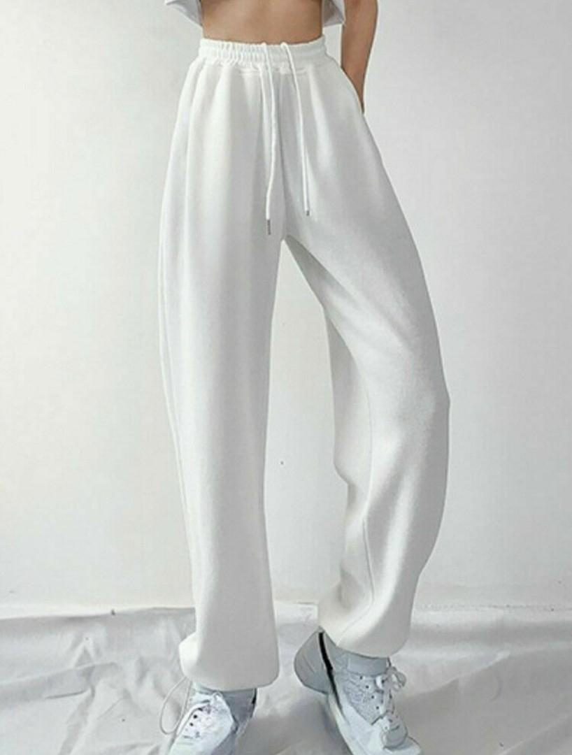 White track pants Women s Fashion Bottoms Other Bottoms on