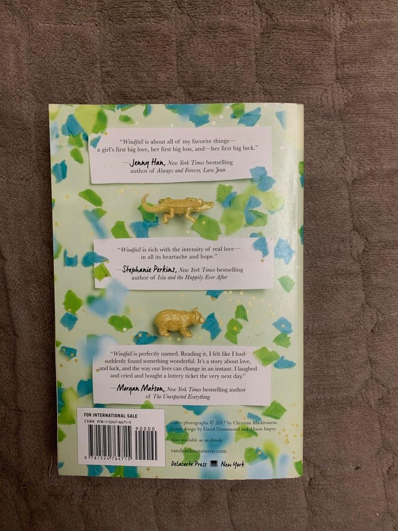 Windfall (Author Jennifer E. Smith), Hobbies & Toys, Books & Magazines, Fiction & NonFiction