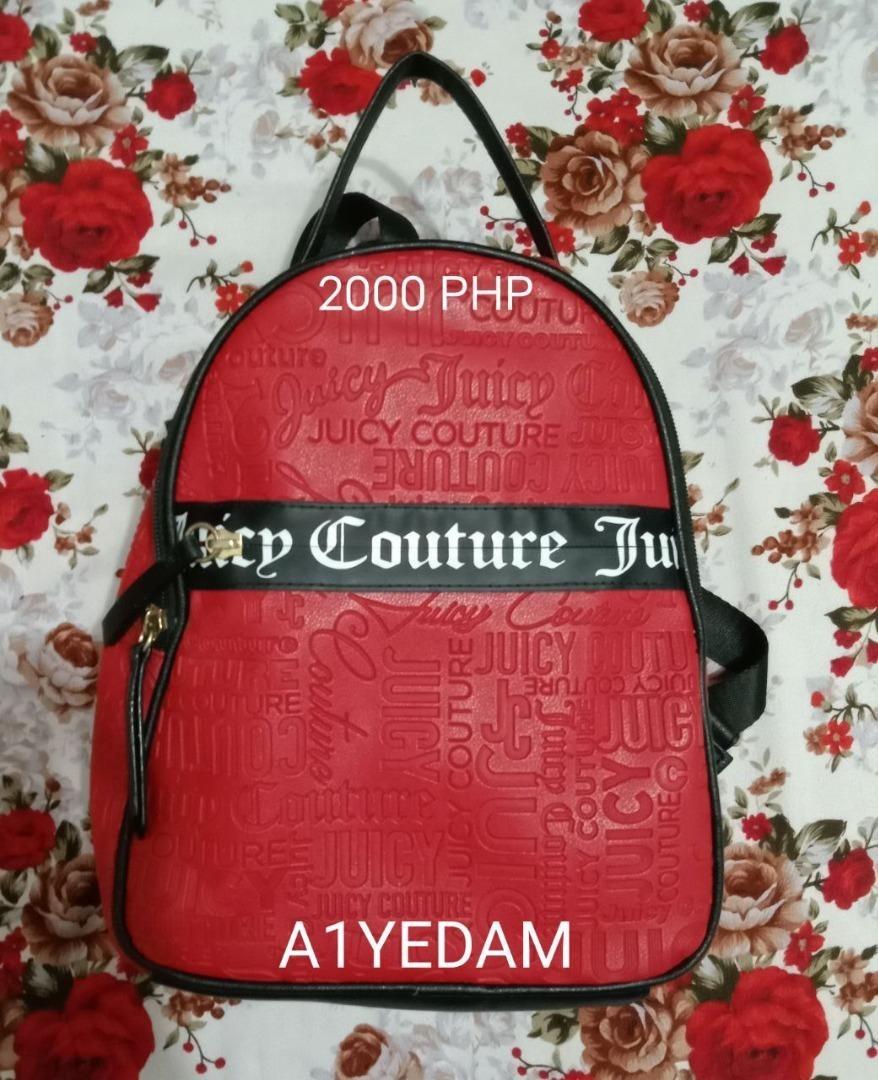 Juicy couture red backpack store