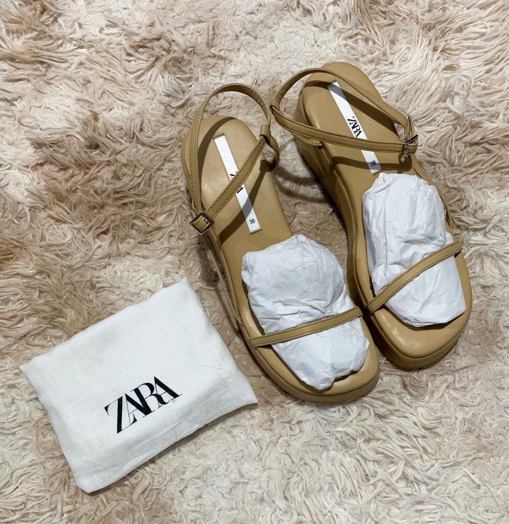 quilted sandals zara