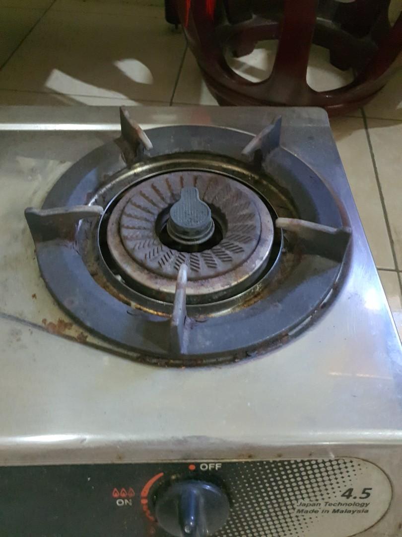 Zenne gas stove double burner 4.5kw, Furniture & Home Living