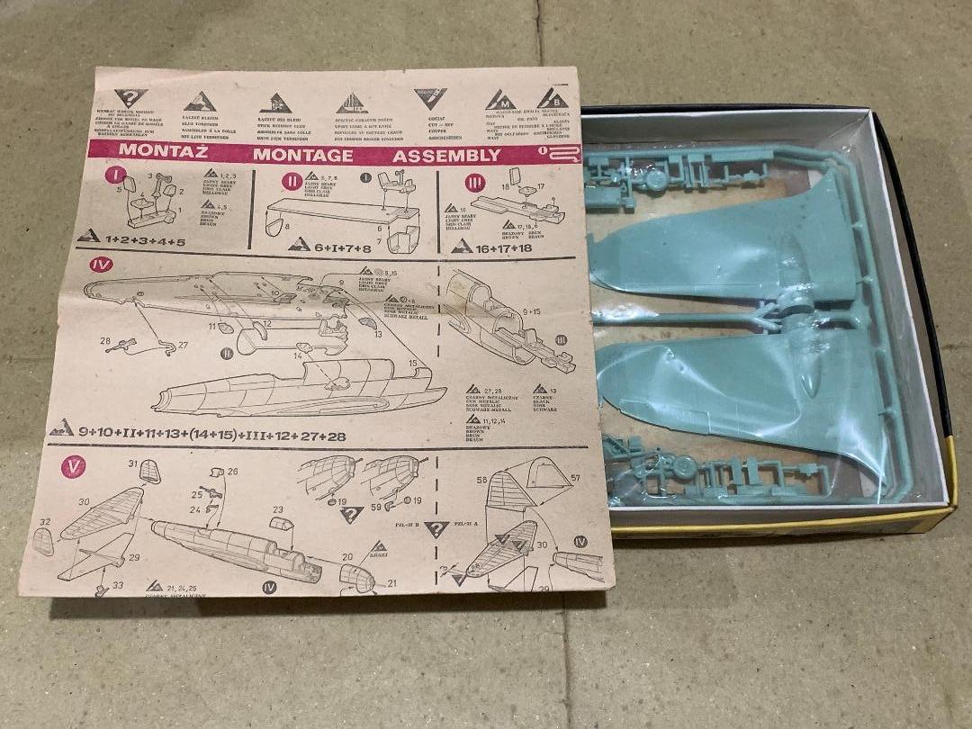 ZTS 1/72 scale Polish WW2 Fighter/Bomber PZL-37 LOS A / B Model Kit ...