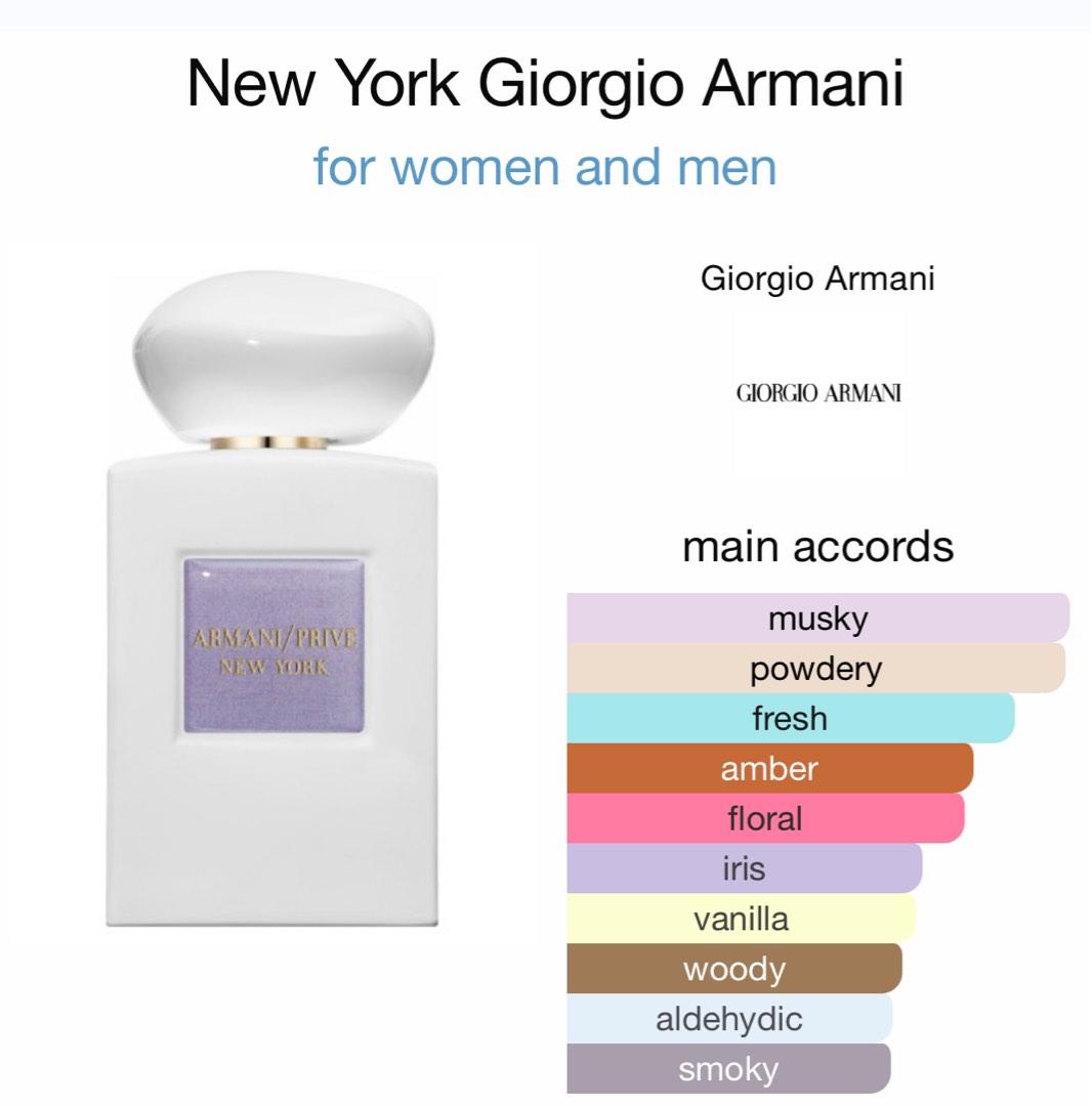 100% Authentic smell New York by Giorgio Armani, Beauty Personal