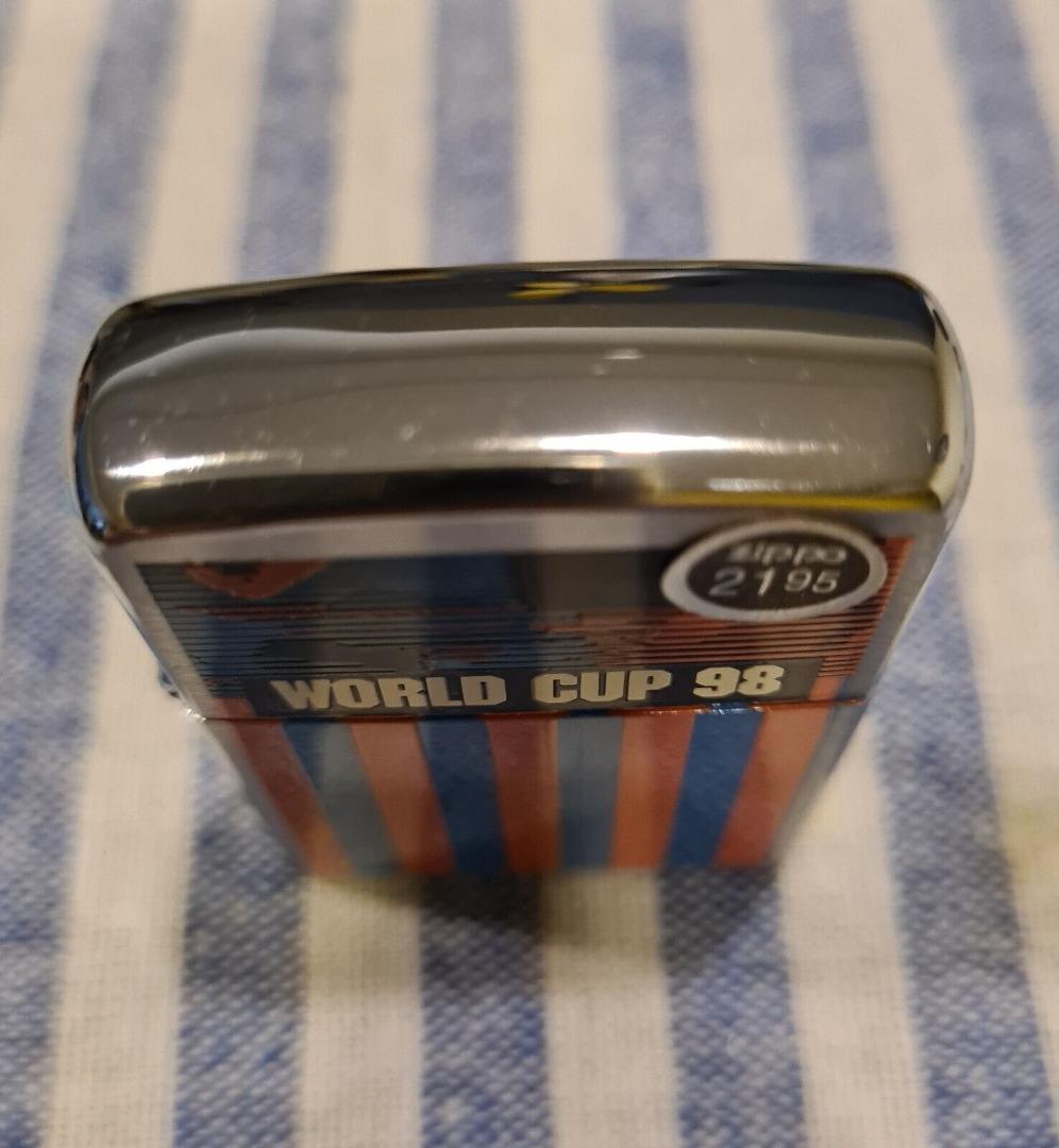 2!! Rare Authentic Vintage Zippo Lighter 1998 World Cup 1997 (XIII